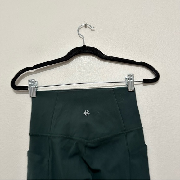 Athleta womens salutation stash pocket II serene green 7/8 size XXS style 781621 - Picture 3 of 3